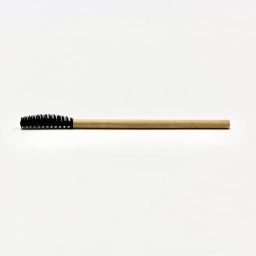 Disposable eco-friendly curved silicone mascara wand (25 per pack) 110mm