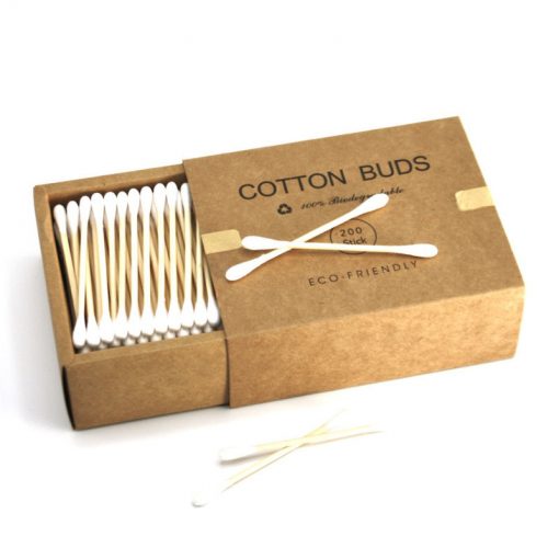 eco-friendly cotton buds 200 pack