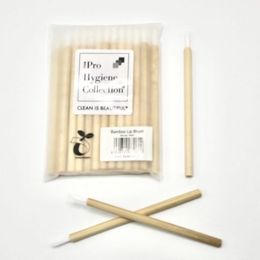 eco-friendly bamboo disposable lip brush applicator