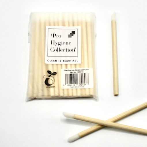 eco-friendly bamboo lip gloss applicator